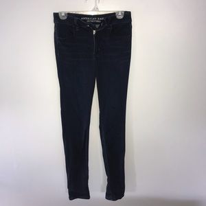 American Eagle Dark Blue High Rise Jeggings